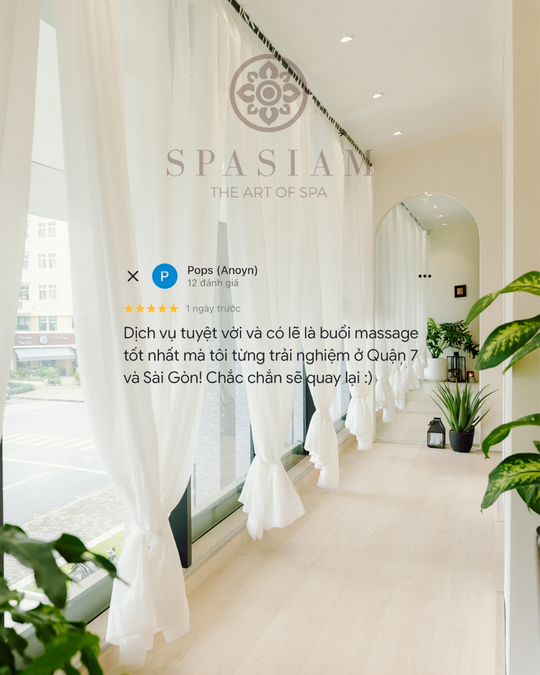 SPASIAM customer testimonial