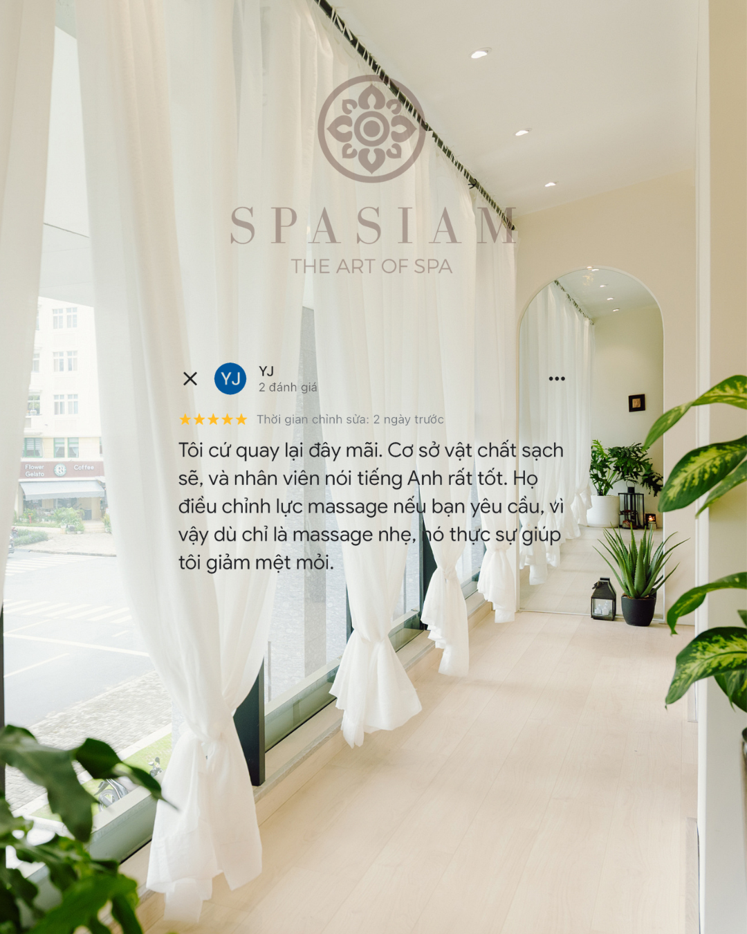 SPASIAM customer testimonial